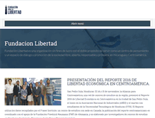 Tablet Screenshot of fundacionlibertad.org